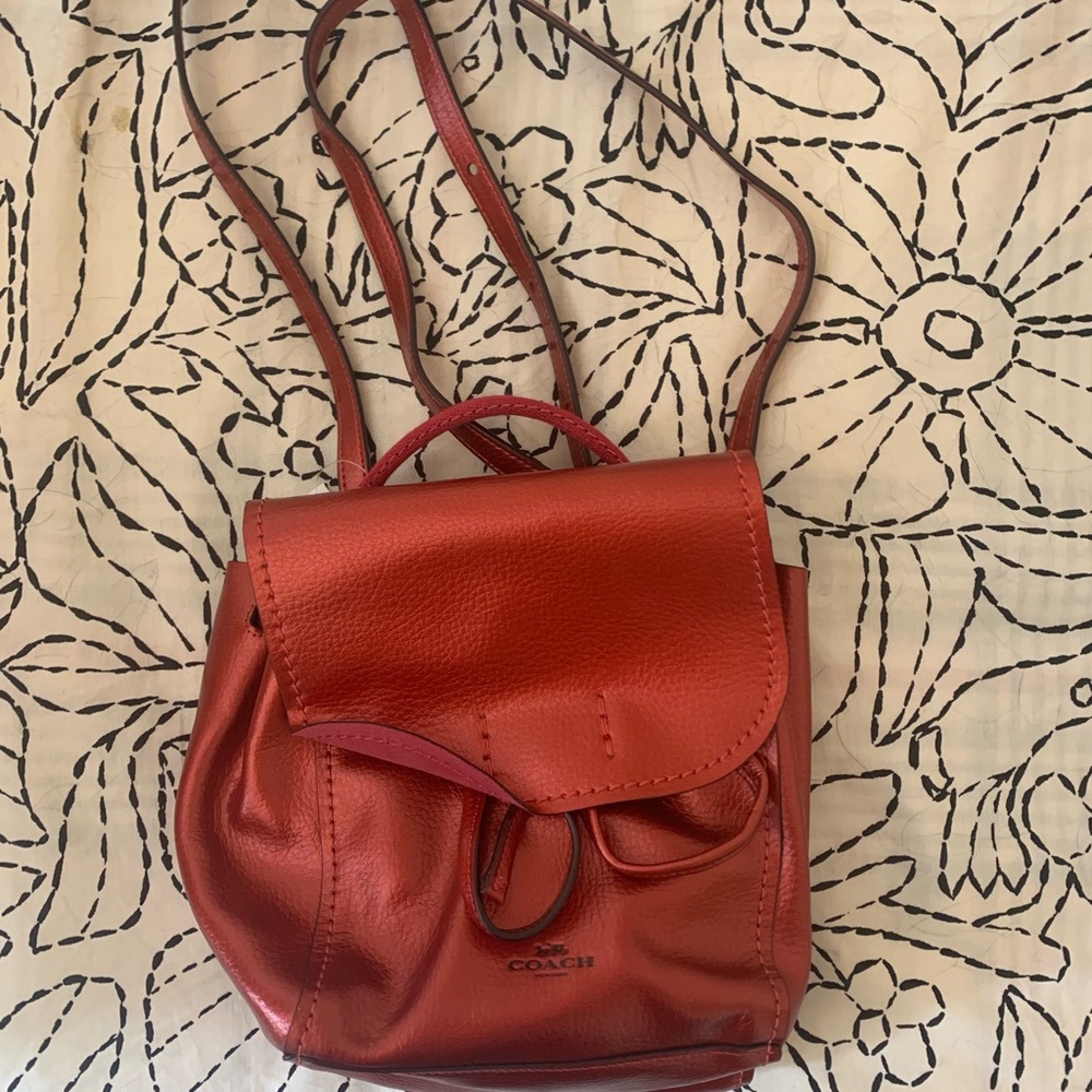 coach mini backpack purse